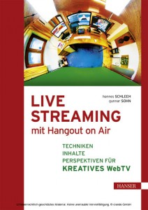 Live Streaming mit Hangout on Air (Buchcover: Hanser Verlag)